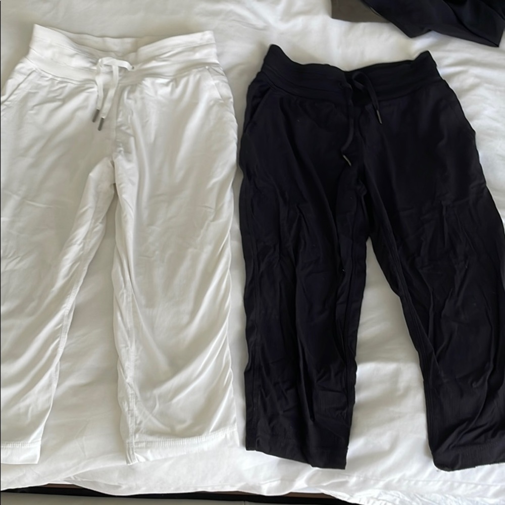 Lot of 2 Lululemon dance lounge Capri